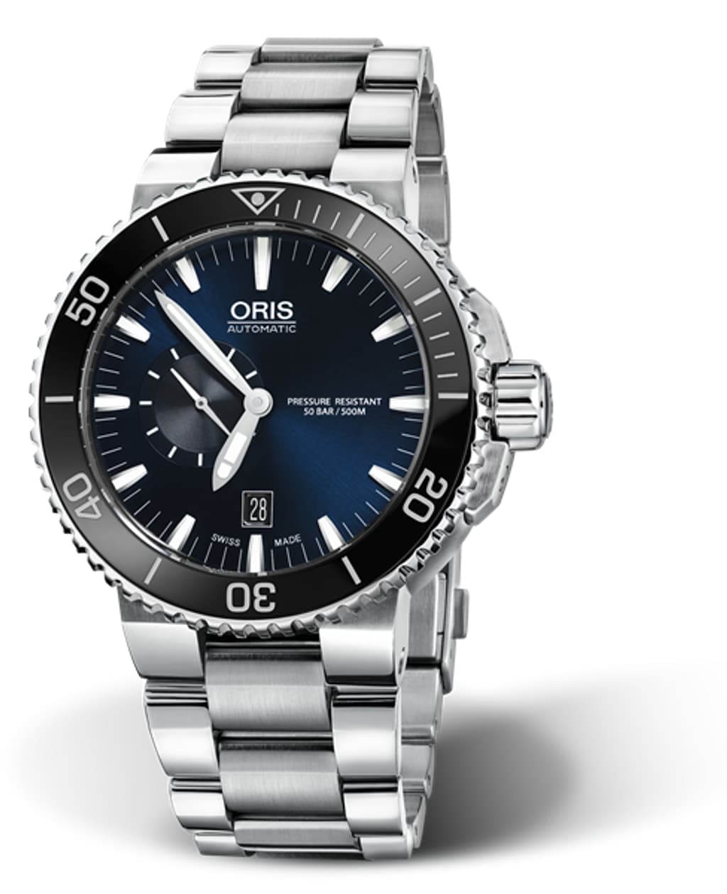 Vertical image of Aquis Small Second, Date